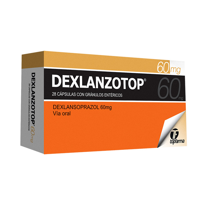 Dexlanzotop 60 mg caja x 28 cápsulas 